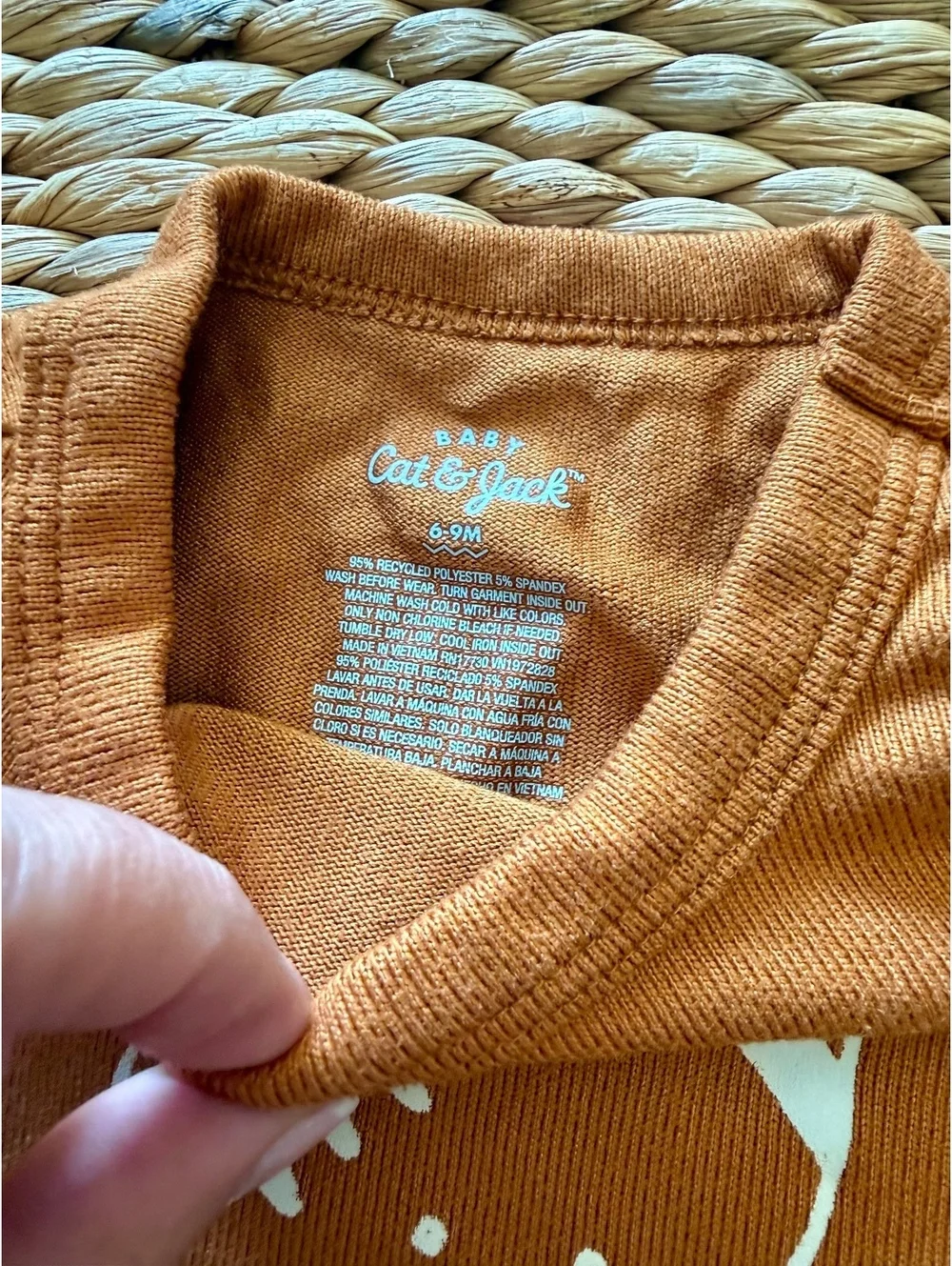 Cat & Jack Tiny Tailgater Set Sz 3-6 Months